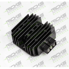 Rick's Motorsports Electrics Universal OEM Style Rectifier-Regulator for Kawasaki Vulcan '87-20, Z750R '03-16, Ninja 600 '85-14, ZXR400 '89-99
